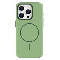 imoshion Color Backcover mit Thin MagSafe Ring Apple iPhone 15 Pro - Dunkelgrün