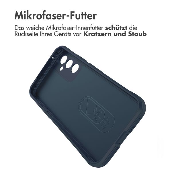 imoshion EasyGrip Back Cover für das Samsung Galaxy A34 (5G) - Dunkelblau