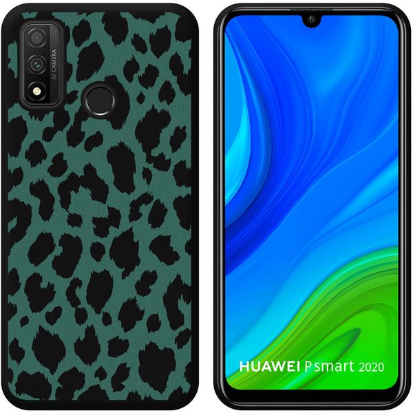 imoshion Design Hülle Huawei P Smart (2020) - Leopard - Grün