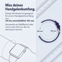 Nomad Rocky Point Armband für Apple Watch | 44/45/46/49 mm - Icy Blue Glow Black