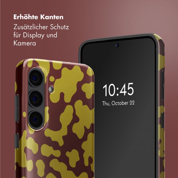 Selencia Vivid Back Cover Samsung Galaxy S24 - Moo'd Olive Dust