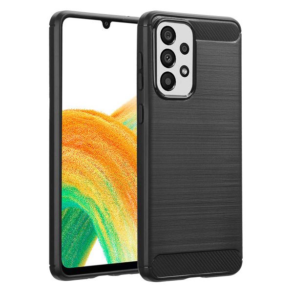 imoshion Brushed Back Cover für das Samsung Galaxy A33 - Schwarz