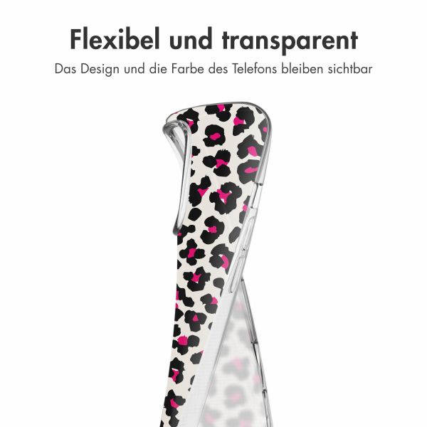 imoshion Design Hülle Apple iPhone 16 Pro - Leopard Pink