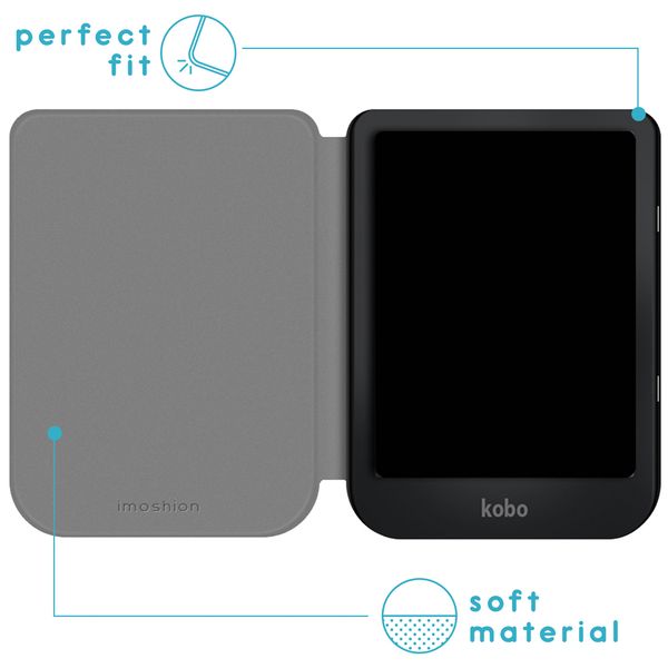 imoshion Slim Soft Case Klapphülle Kobo Nia - Dunkelblau