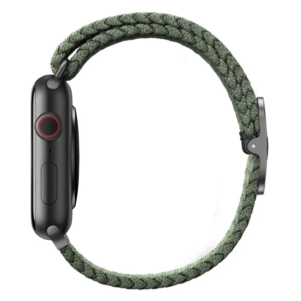 Uniq Aspen Geflochtenes Armband für die Apple Watch Series 1 bis 9 / SE (38/40/41 mm) | Series 10 (42 mm) - Zypressengrün