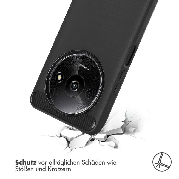 imoshion Brushed Back Cover Xiaomi Redmi A3 - Schwarz