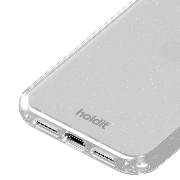 Holdit Glitzer Case Apple iPhone 11 / Xr - Weiß