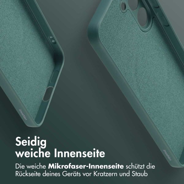 imoshion Color Back Cover mit MagSafe für das Samsung Galaxy S25 Plus - Dunkelgrün