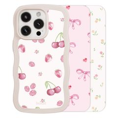 Holdit Print Pack für das Apple iPhone 14 Pro Max / 15 Pro Max / 16 Pro Max - Pink Breeze