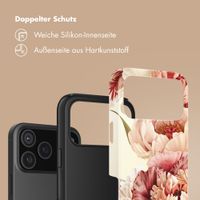 Selencia Vivid Back Cover Apple iPhone 17 Pro Max - Vintage Peony