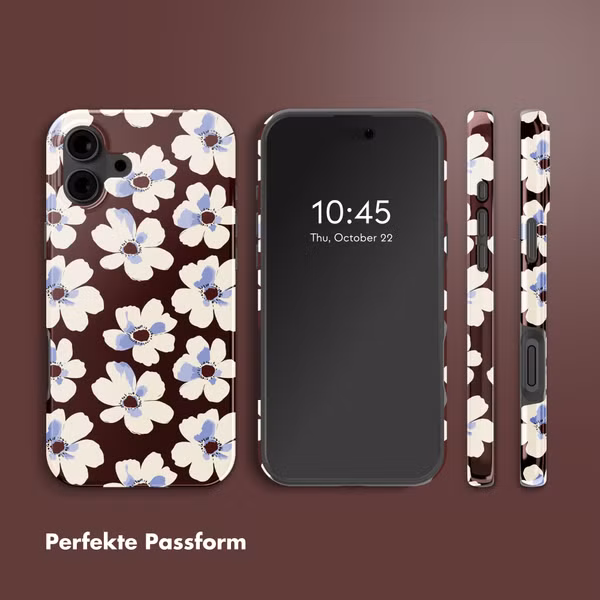 Selencia Vivid Rückabdeckung mit MagSafe Apple iPhone 16 - Choco Flower Pop