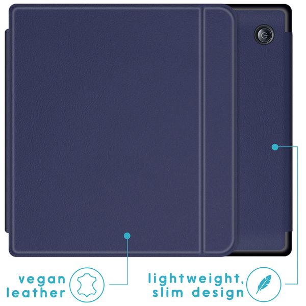 imoshion Slim Hard Case Klapphülle Tolino Vision 5 - Dunkelblau