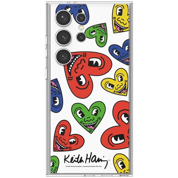 Samsung Original Keith Haring Heart Plate für das Galaxy S24 Ultra - Red