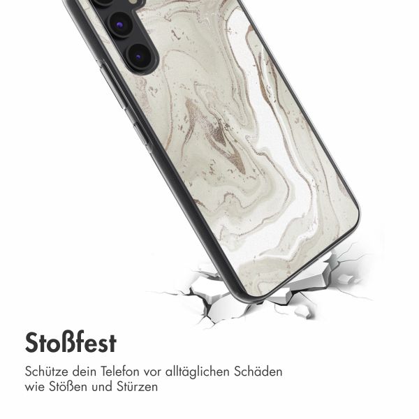 imoshion  Design Hülle für das Samsung Galaxy A54 - Sandy Marble