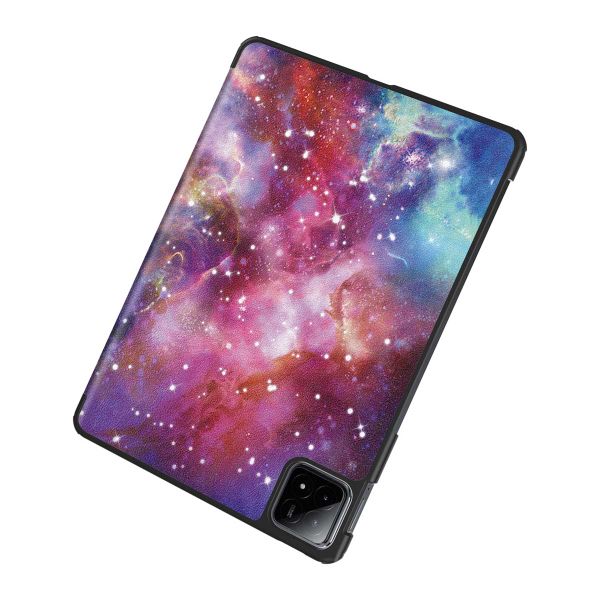 imoshion Design Trifold Klaphülle für das Xiaomi Pad 6S Pro 12.4 - Space