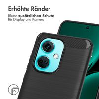 imoshion Brushed Back Cover für das OnePlus Nord CE 3 / CE 3 Lite - Schwarz