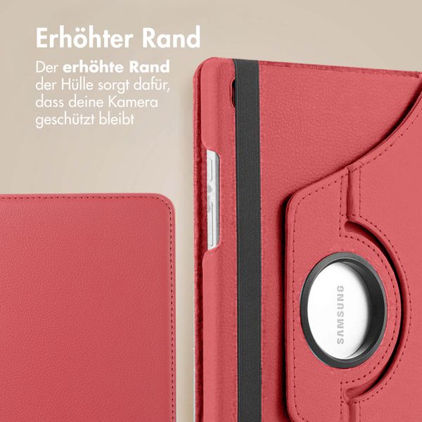 imoshion 360° drehbare Klapphülle Samsung Galaxy Tab A11 - Rot