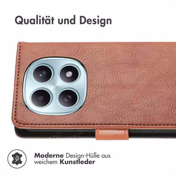 imoshion Luxuriöse Klapphülle Xiaomi Redmi Note 15 (5G) - Braun