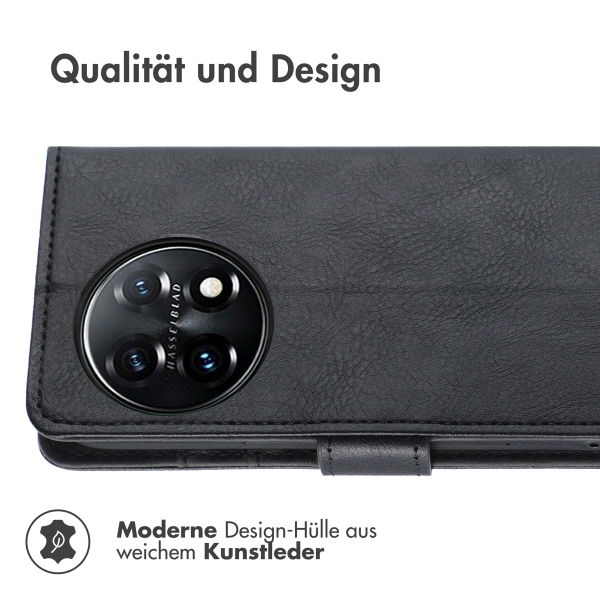 imoshion Luxuriöse Klapphülle OnePlus 11 - Schwarz