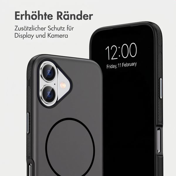 imoshion Color Backcover mit Thin MagSafe Ring Apple iPhone 17 - Schwarz