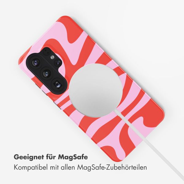 Selencia Vivid Rückabdeckung mit MagSafe Samsung Galaxy S26 Ultra - Dream Swirl Pink