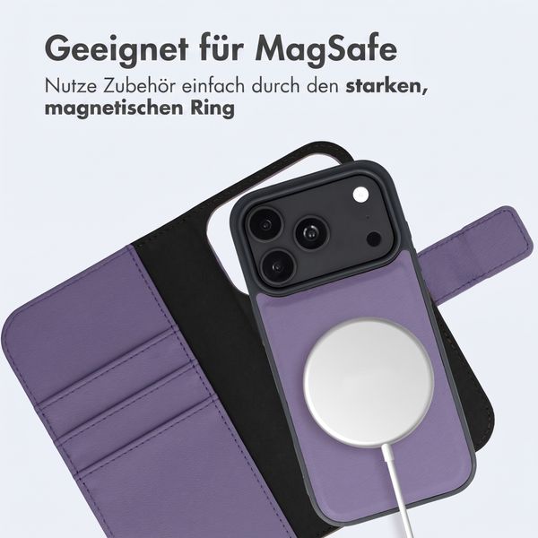 imoshion Herausnehmbare 2-in-1 Luxus-Bookcase Apple iPhone 18 Pro / 17 Pro - Lila