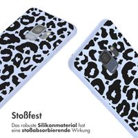 imoshion SilikonHülle design mit Band Samsung Galaxy S9 - Animal Lila