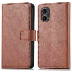 imoshion Luxuriöse Klapphülle Motorola Moto G85 - Braun