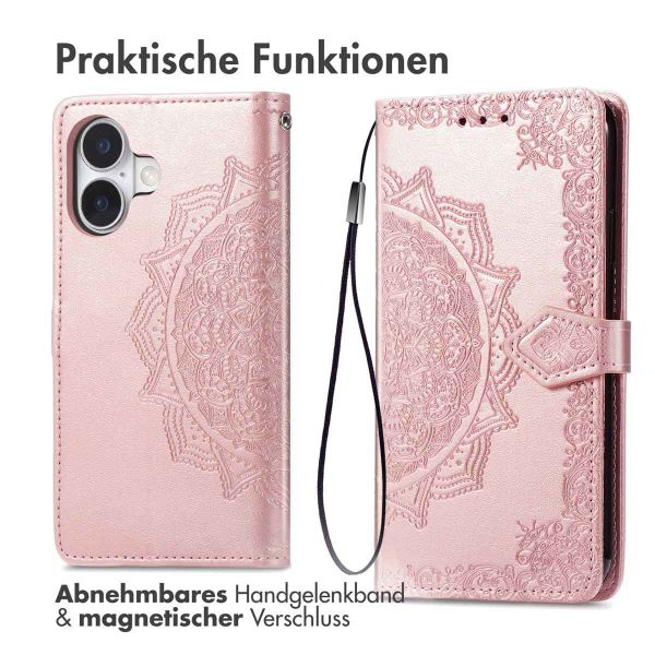imoshion Mandala Klapphülle Apple iPhone 17 - Rosé gold