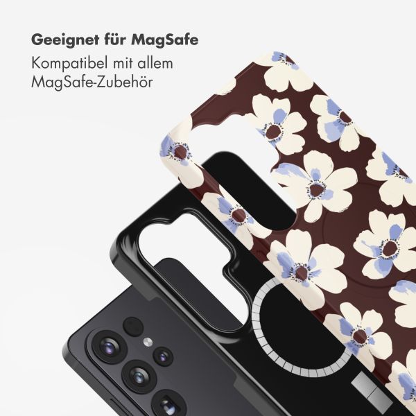 Selencia Vivid Rückabdeckung mit MagSafe Samsung Galaxy S26 Ultra - Choco Flower Pop