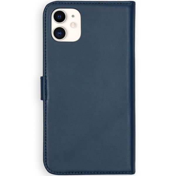 Selencia Echtleder Klapphülle Apple iPhone 11 - Blau