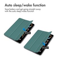 imoshion Trifold Klapphülle Apple iPad Pro 11 (2025) M5 / (2024) M4 - Dunkelgrün