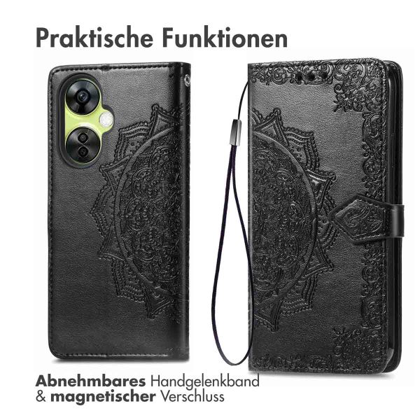 imoshion Mandala Klapphülle OnePlus Nord CE 3 Lite (5G) - Schwarz