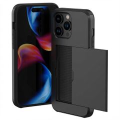 imoshion Backcover mit Kartenfach Apple iPhone 15 Pro Max - Schwarz