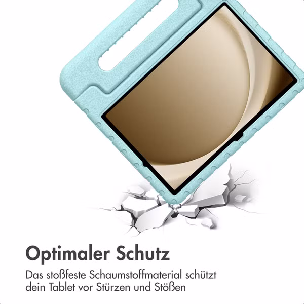 imoshion Schutzhülle mit Handgriff kindersicher Samsung Galaxy Tab A11 Plus / A9 Plus - Soft Blue