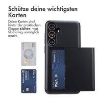 imoshion Backcover mit Kartenfach Samsung Galaxy S25 FE - Schwarz