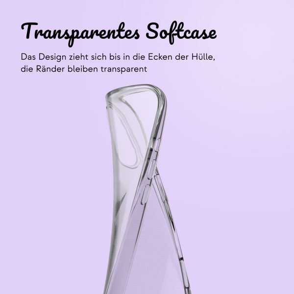 Personalisierte Hülle mit Herz iPhone 16 - Transparent