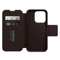 OtterBox Strada-Klapphülle MagSafe Apple iPhone 15 Pro - Braun