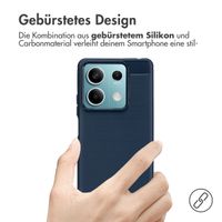 imoshion Brushed Back Cover für das Xiaomi Redmi Note 13 (5G) - Dunkelblau