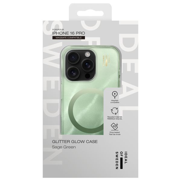 iDeal of Sweden Clear Case MagSafe Apple iPhone 16 Pro - Sage Green