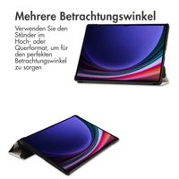 imoshion Design Trifold Klapphülle für das Samsung Galaxy Tab S10 Ultra / Tab S9 Ultra - Leopard