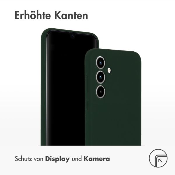 Accezz Liquid Silikoncase für das Samsung Galaxy A35 - Forest Green