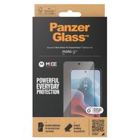 PanzerGlass Ultra-Wide Fit Antibakterieller Displayschutz für das Motorola Moto G34