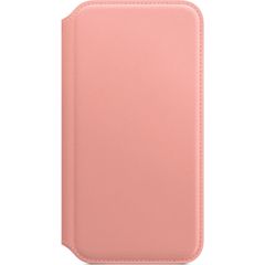 Apple Leather Folio Klapphülle Pink für das Apple iPhone X / Xs