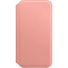 Apple Leather Folio Klapphülle Pink für das iPhone X / Xs