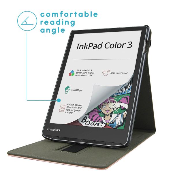 imoshion Stand Flipcase Pocketbook InkPad Color 3 / InkPad 4 - Rosé gold