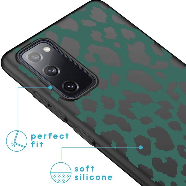 imoshion Design Hülle Galaxy S20 FE - Leopard - Grün / Schwarz