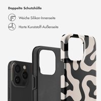 Selencia Vivid Back Cover Apple iPhone 15 Pro Max - Art Wave Black