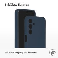 Accezz Liquid Silikoncase für das Samsung Galaxy A25 (5G) - Dunkelblau