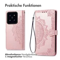imoshion Mandala Klapphülle Xiaomi 14 - Rosé gold